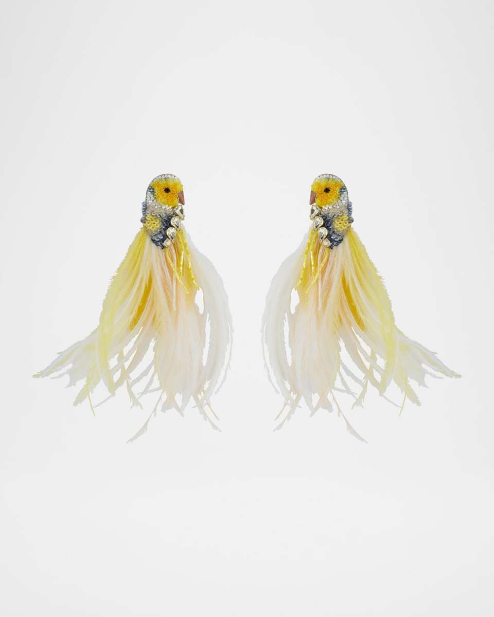 Amarillo Bird Earrings